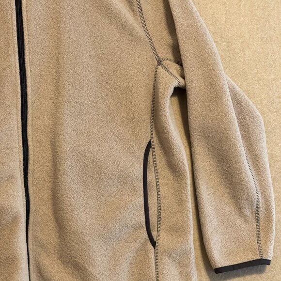 St John's Bay Jacket Men's Large Tan Fleece Pockets - Picture 4 of 11
